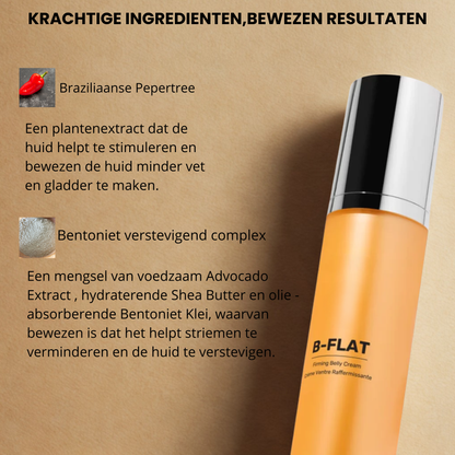 Bodevey  B-FLAT creme    Verstevigt de huid.